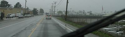 driving in the rain